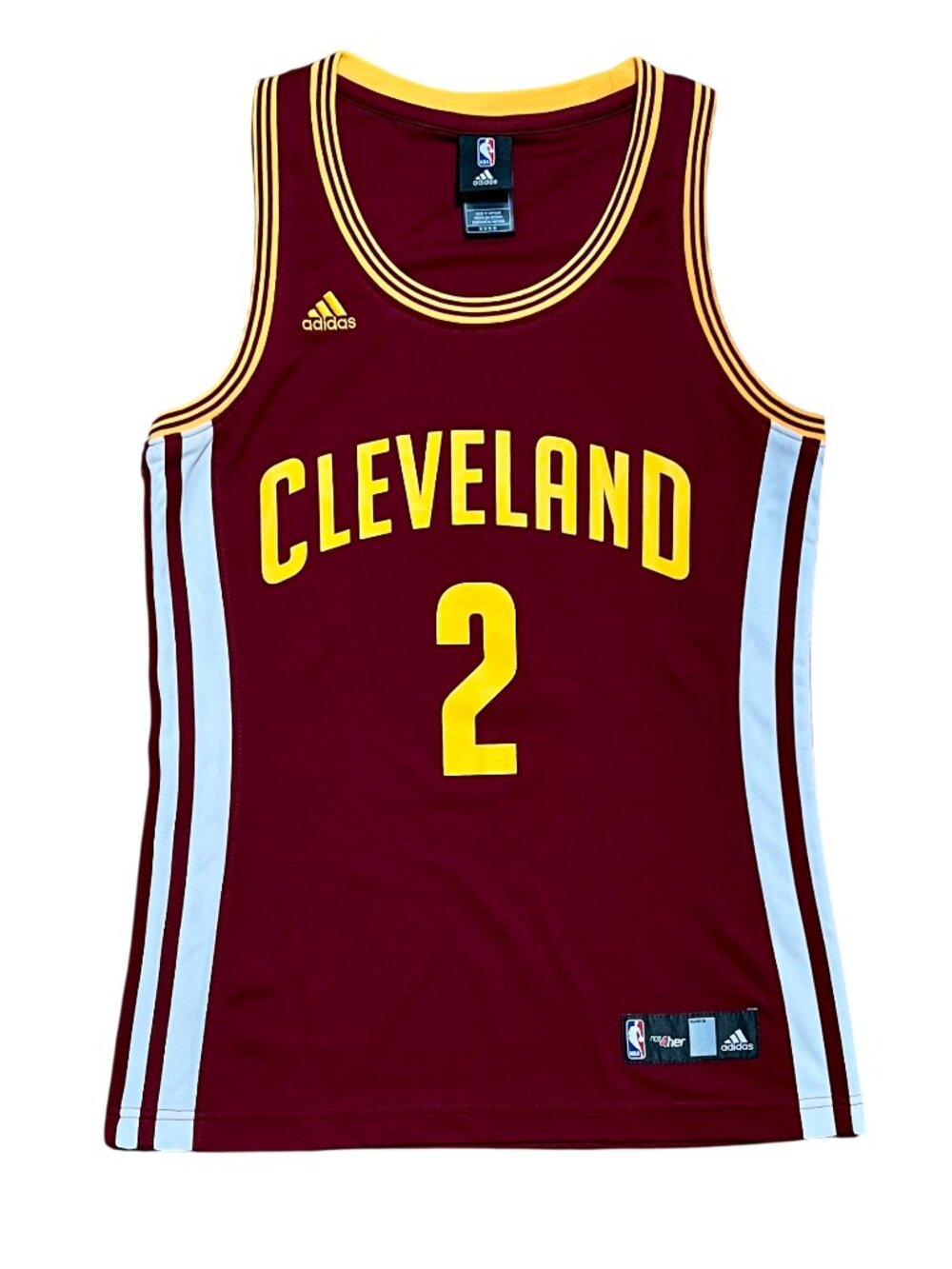 Kyrie Irving Adidas Cleveland Cavaliers NBA4Her Jersey, Woman's Medium